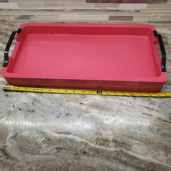 Beautiful Vintage Refurbished Serving Trey Hearth & Hand with Magnolia - Picture 8 of 11